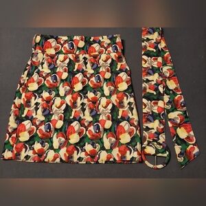 Multicolored Floral Lea & Viola Skirt